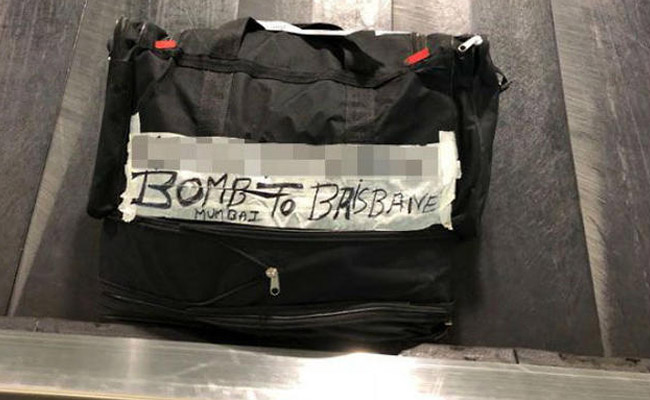 "Bomb To Brisbane" Read Label On Bag At Airport. Grandma Meant Bombay