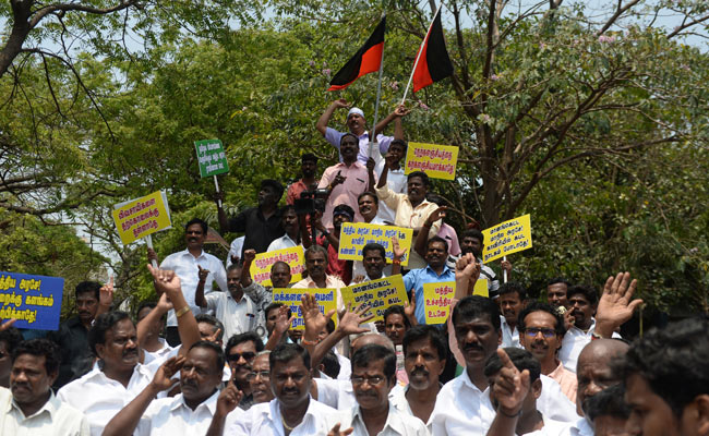 Amid Cauvery Protests, Man Sets Himself Ablaze To Protest Against Centre