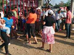 Migrant "Caravan" At US-Mexico Border Prepares For Mass Crossing