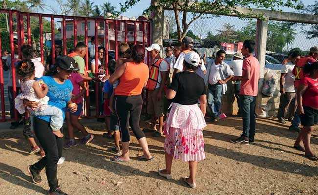 Migrant "Caravan" At US-Mexico Border Prepares For Mass Crossing