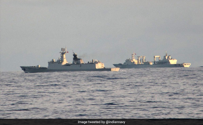 "Happy Hunting": Navy Trolls Chinese Ships In Indian Ocean