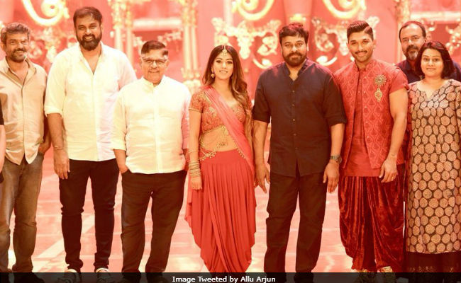When Chiranjeevi Stopped By Allu Arjun's <i>Naa Peru, Surya Naa Illu India</i> Sets, This Happened