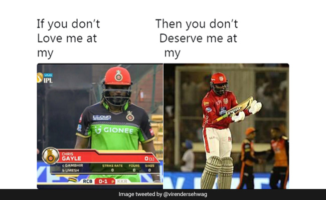 Virender Sehwag's 'If You Don't Love Me' Meme On Chris Gayle Is On Point