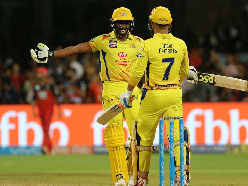 IPL 2018: Blazing MS Dhoni, Ambati Rayudu Power CSK To A Stunning 5-Wicket Win Over RCB