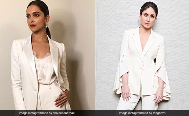 Deepika Padukone To Kareena Kapoor: These Celebrities Prove That White Pant Suits Are The New LBD