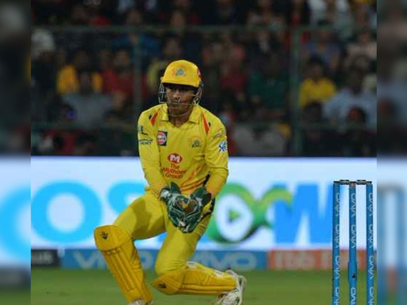 IPL 2018: MS Dhoni, With Pads And Gloves On, Saves ...