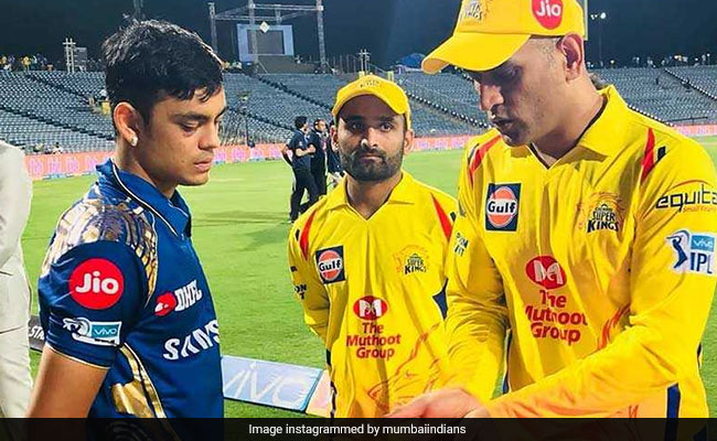 IPL 2018: मुंबई इंडियंस के ईशान किशन को 'एवरग्रीन' एमएस धोनी ने दी यह सीख...