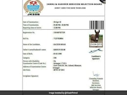 Now, Donkey Issued Hall Ticket To Write Exam In Jammu And Kashmir Now, Donkey Issued Hall Ticket To Write Exam In Jammu And Kashmir