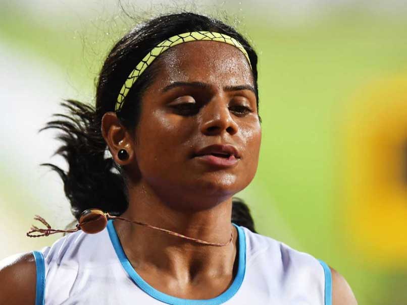 Sprinter Dutee Chand Blasts Sprinter Dutee Chand Blasts