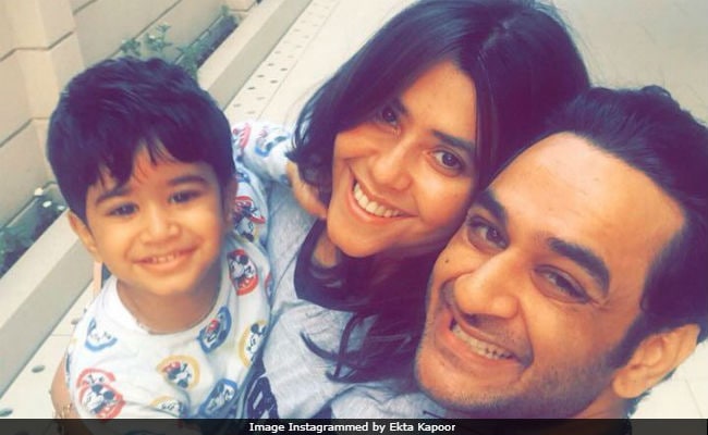 Ekta Kapoor Shared A Cute Picture With Nephew Laksshay And Vikas Gupta