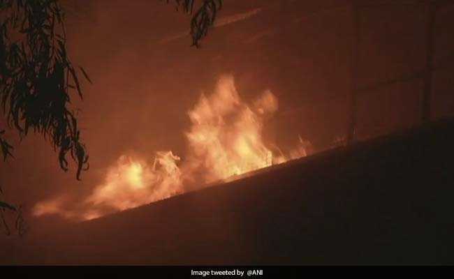 Huge Fire Engulfs Ludhiana Factory, 100 Fire Engines Used