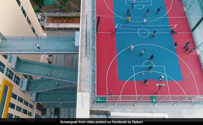 flipkart office basketball court facebook