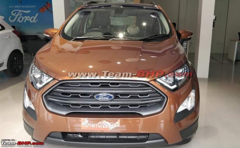 Ford EcoSport Titanium S Variant Spotted; Gets Sunroof, New Alloys, 6-speed MT