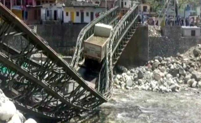 चार धाम यात्रा के 17 दिन पहले दोबारा टूटा गंगोरी पुल, गंगोत्री धाम, चीन सीमा से टूटा संपर्क