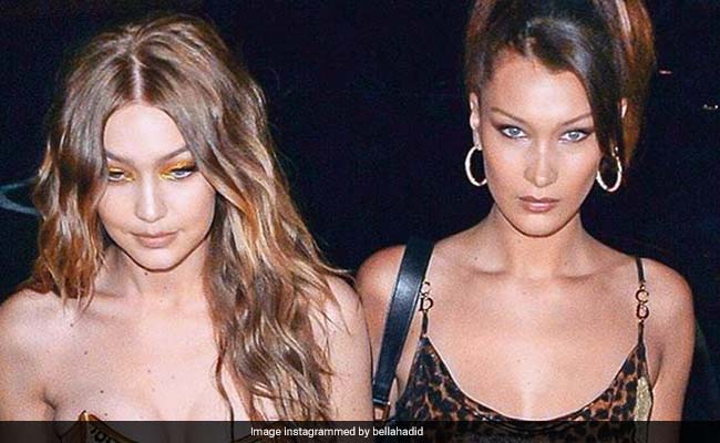 All That Glitters Is Birthday Girl Gigi Hadid, And Sister Bella, Painting The Town Gold
