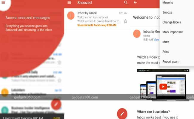 এন্ড্রয়েডের জন্য জি মেল নিয়ে আসতে চলেছে নতুন 'স্নুজ' অপশন