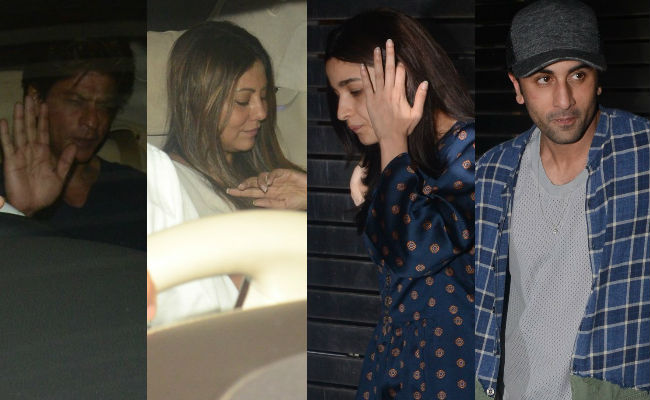 A Gully Party Starring Shah Rukh Khan, Gauri, Alia Bhatt, Ranbir Kapoor And Shweta Bachchan Nanda