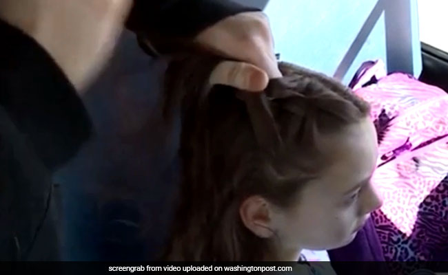 Each Morning, Bus Driver Braids Hair For Girl Whose Mother Died