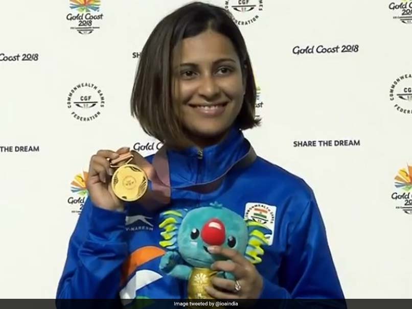 CWG 2018: Heena Sidhu Clinches Gold In Women's 25-Metre Pistol, Smashes Games Record