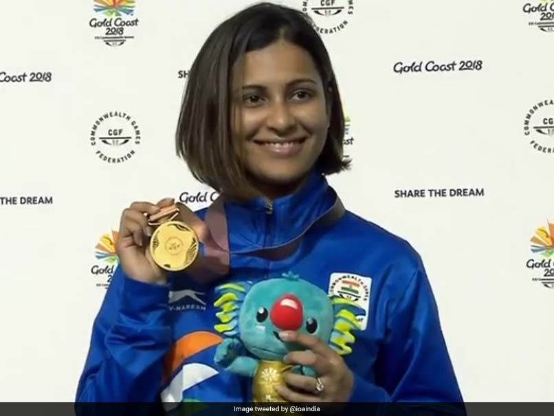 CWG 2018: Heena Sidhu Clinches Gold In Womens 25-Metre Pistol, Smashes Games Record