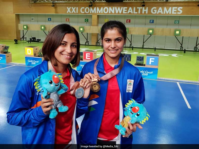 Commonwealth Games 2018: Manu Bhaker, 16, Shatters Games Record To Clinch Gold, Heena Sidhu Bags Silver