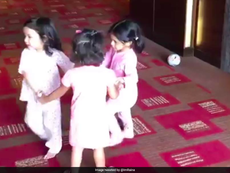 Watch: Suresh Raina, MS Dhoni, Harbhajan Singhs Daughters Give Us Friendship Goals