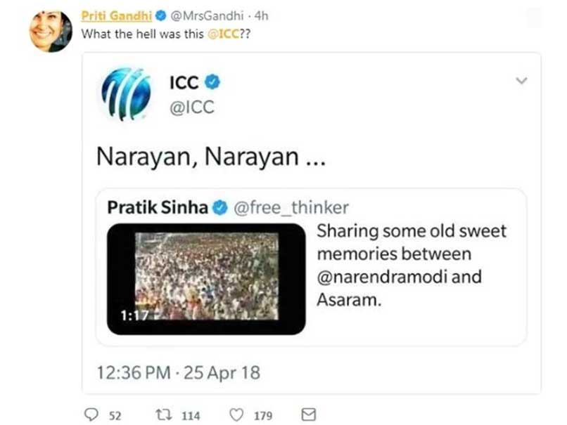 icc tweets narayan narayan