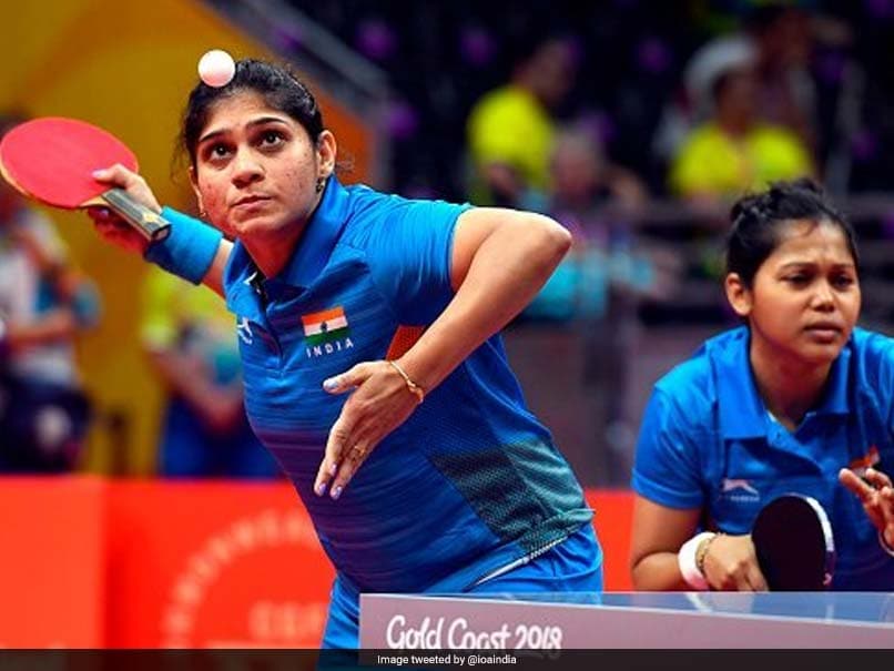 Image result for Indian women team won gold medal of table tennis