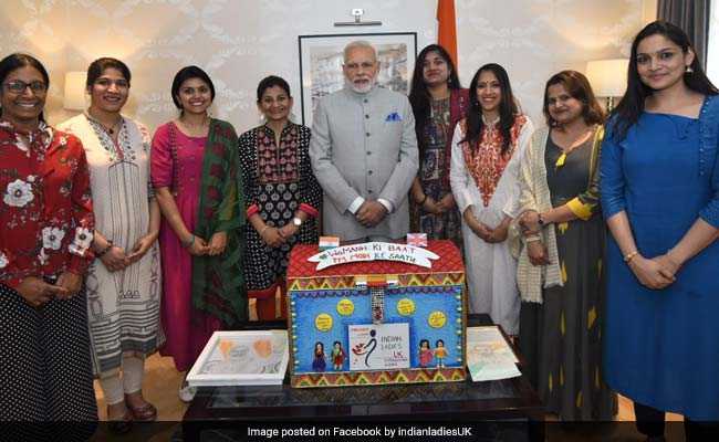 "Indian Ladies In UK" Meet PM Modi. Their Message - "Beta Padhao, Beti Bachao"