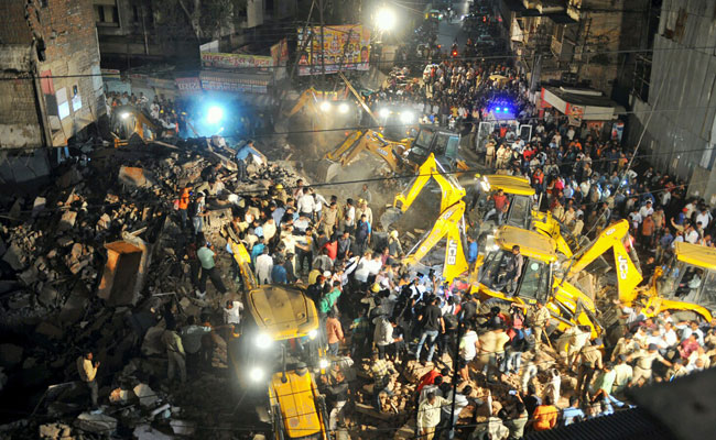 Hotel Collapses After Vehicle Crashes Into It In Indore, 10 Dead