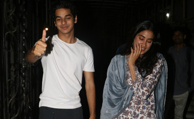 Nothing Much, Just <I>Dhadak</i> Co-Stars Janhvi Kapoor And Ishaan Khatter Hanging Out