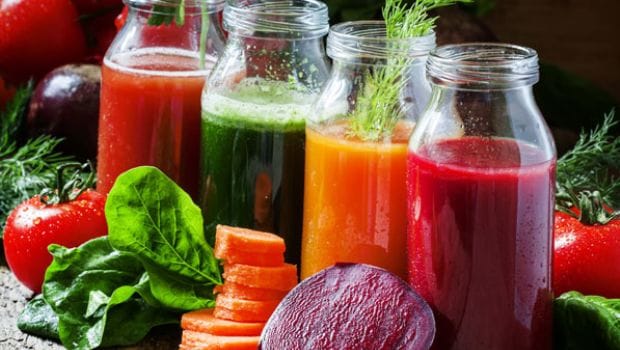 Vegetable Juice Benefits Chart
