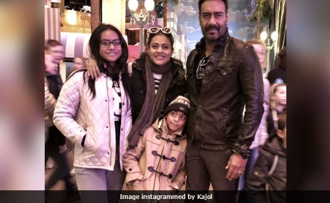 Kajol, Ajay Devgn and Their Children Say 'Au Revoir' To Paris