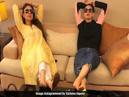 Check Out Kareena And Karisma's Kapoor Swag In Pic Of Them Chillin' Like Villains Check Out Kareena And Karisma's Kapoor Swag In Pic Of Them Chillin' Like Villains