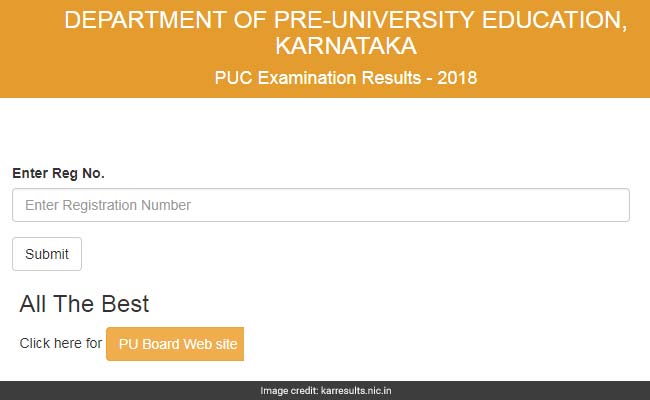 karnataka puc result 2018 2nd year