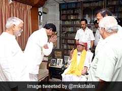 Telangana Chief Minister K Chandrasekhar Rao Meets M Karunanidhi, M K Stalin In Chennai, Hold Talks on State Autonomy, Development