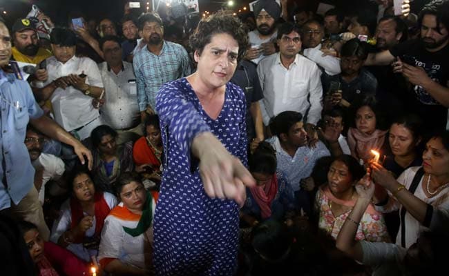 'People Who Are Here To Push, Go Home': Priyanka Vadra At Rahul Gandhi's Midnight March