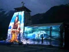 For Kedarnath Pilgrims, A Lord Shiva Laser Show Set Against The Himalayas