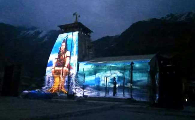 For Kedarnath Pilgrims, A Lord Shiva Laser Show Set Against The Himalayas