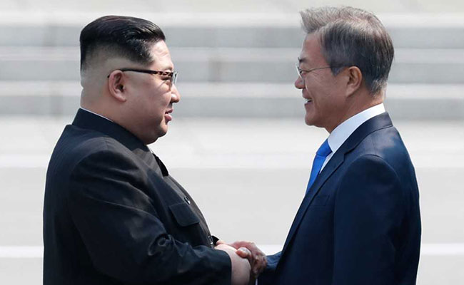 Leaders Of Two Koreas Hold Surprise Meet As Trump Revives Hopes Of Summit