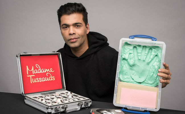 Image result for Karan Johar to unveil his wax figure in Singapore