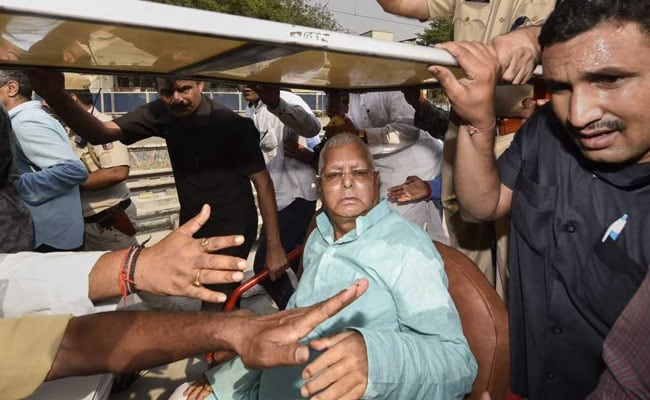 Lalu Yadav's Health Deteriorates, Admitted To Patna Hospital