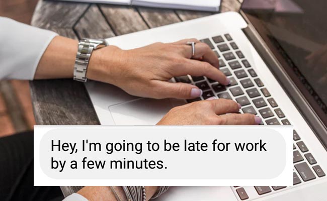 Boss's Epic Reply To Woman Running Late To Work Is Winning The Internet