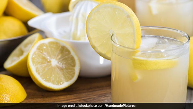 drinking pure lemon juice without water