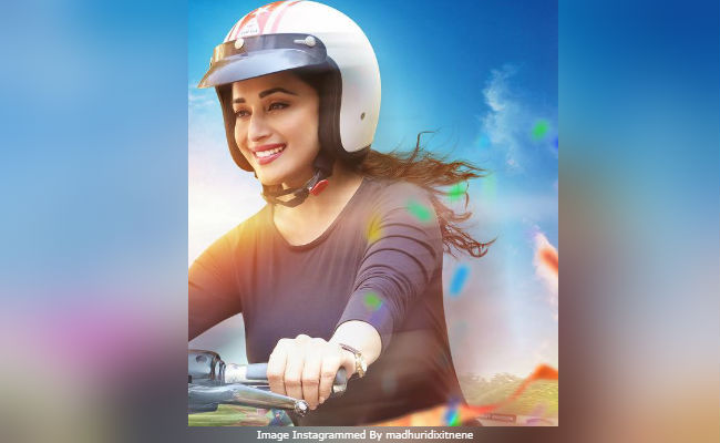 <i>Bucket List</i> First Poster: Madhuri Dixit Rides A Bike. 'So Cool,' Says The Internet