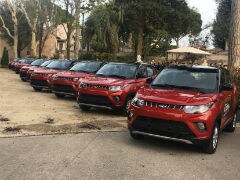 Mahindra KUV100 Launched In Italy