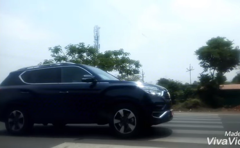 Mahindra's Upcoming Luxury SUV a.k.a. SsangYong G4 Rexton Spotted In India