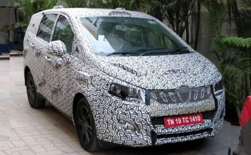 Upcoming Mahindra MPV U321 Spotted Up Close; Launch Later This Year