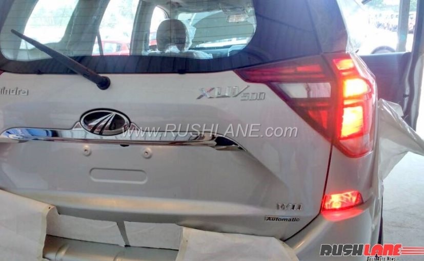 mahindra xuv500 facelift rear