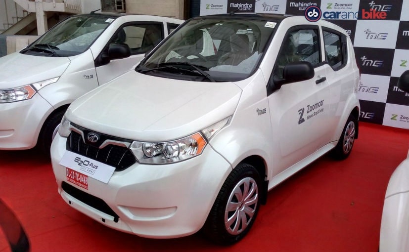 mahindra zoomcar electric cars rent delhi